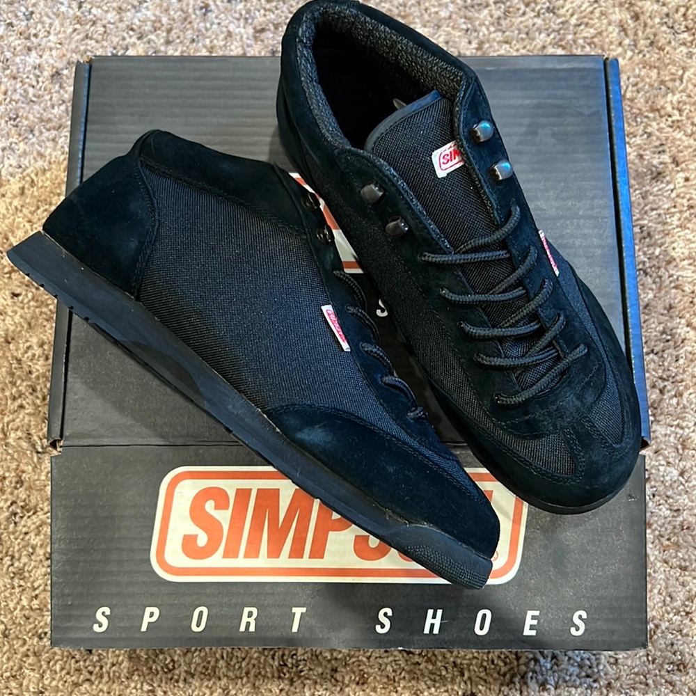 Vintage Auto Racing pit Sneakers Mens 11